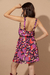 Vestido corto Fontana rojo