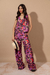 Pantalon Wide leg Fontana rojo - comprar online