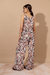 Set Pantalon wide leg Fontana marron
