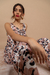 Imagen de Set Pantalon wide leg Fontana marron
