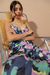 Set Pantalon wide leg Fontana azul - tienda online