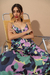 Set Pantalon wide leg Fontana azul