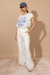 Pantalon Cerdeña Off White - comprar online