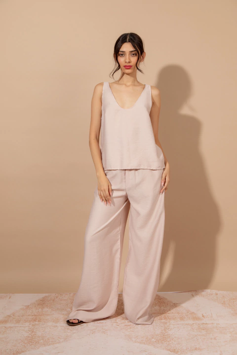 Set Toscana Pantalon rosa