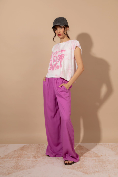 Pantalon Botanica Magenta - comprar online