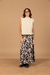 Falda Roma blanca y negra - tienda online