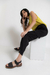 Pantalon Dafne Negro - comprar online