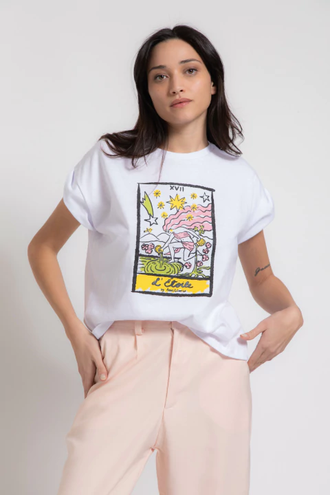 Remera B Tarot Estrella Ama