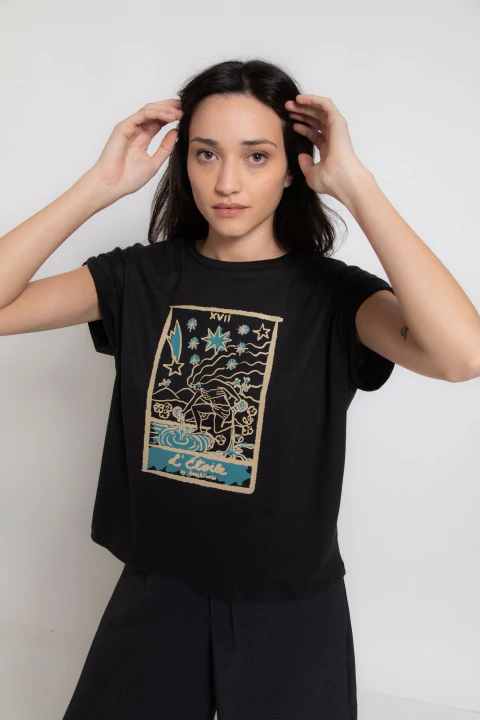 Remera N Estrella Azul