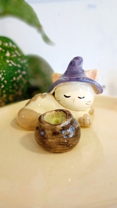 PORTA SAHUMERIOS GATITO BRUJO - comprar online