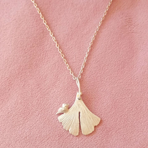 COLGANTE GINGKO DE UNA HOJA - comprar online
