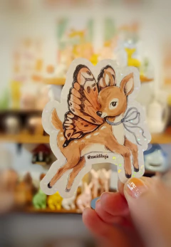 STICKER/VINILO POR UNIDAD - BOSQUE, ARTE Y BOTÁNICA 