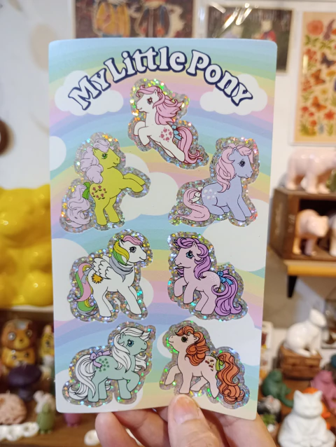 PLANCHA STICKERS MI PEQUEÑO PONY