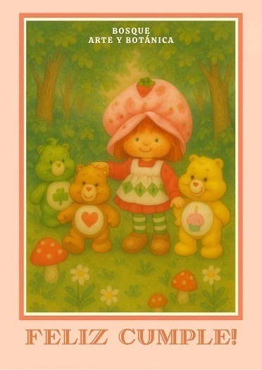 TARJETA "FELIZ CUMPLE" Ilustraciones varias