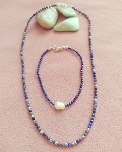 COLGANTE CON PIEDRAS SEMI PRECIOSAS - comprar online