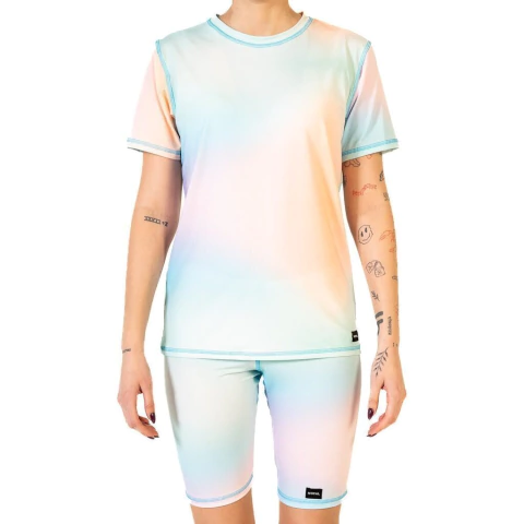 CAMISETA CORTA Y CALZA PROTECCIÓN SOLAR UV ATARDECER