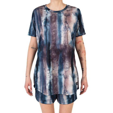 CAMISETA OVERSIZE POLIESTER RECICLADO LAGO