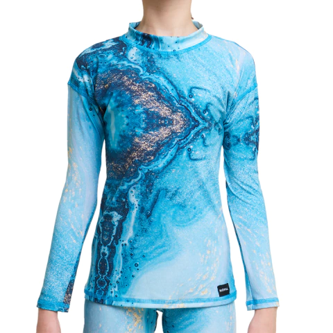 CAMISETA PROTECCIÓN SOLAR UV LARGA AQUA