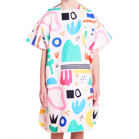 PONCHO SECADO RÁPIDO GARABATOS