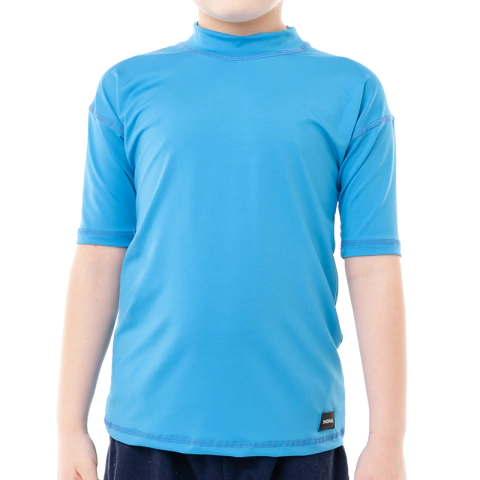 CAMISETA PROTECCIÓN SOLAR UV CORTA CELESTE