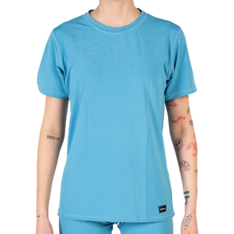 CAMISETA PROTECCIÓN SOLAR UV CORTA CELESTE AERO