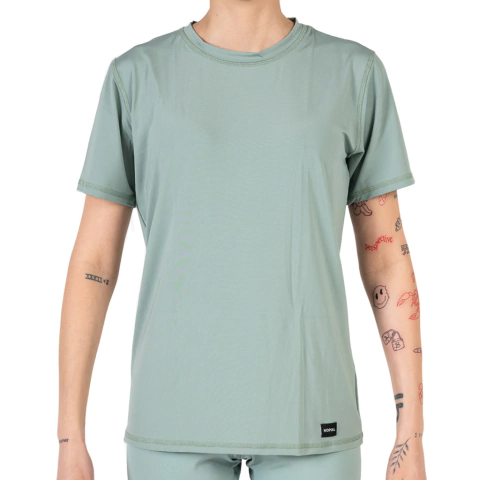 CAMISETA PROTECCIÓN SOLAR UV CORTA VERDE SECO