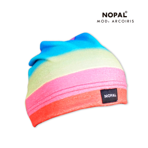 GORRO MICROPOLAR ARCOIRIS