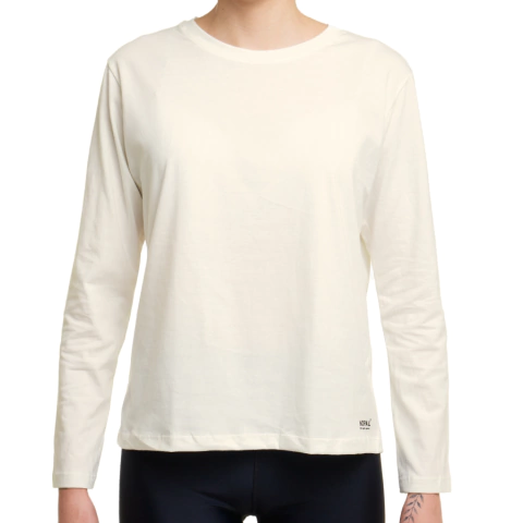 CAMISETA ALGODÓN ORGÁNICO LARGA NATURAL