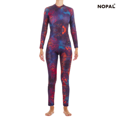 CAMISETA Y CALZA TÉRMICA VIOLETA