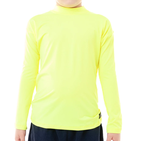CAMISETA PROTECCIÓN SOLAR UV LARGA AMARILLO