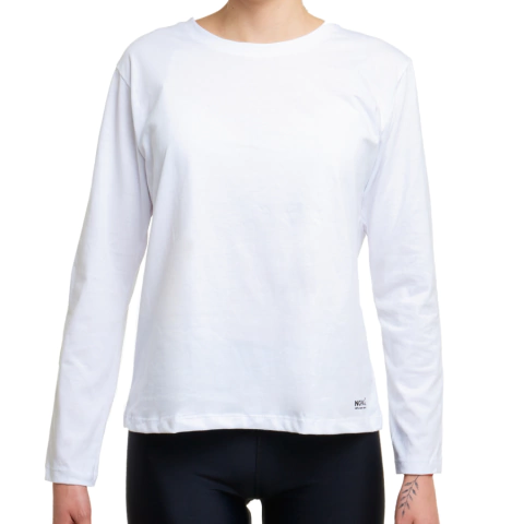 CAMISETA ALGODÓN ORGÁNICO LARGA BLANCO