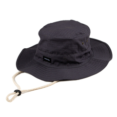 GORRO AUSTRALIANO CON PROTECCIÓN SOLAR UV GRIS