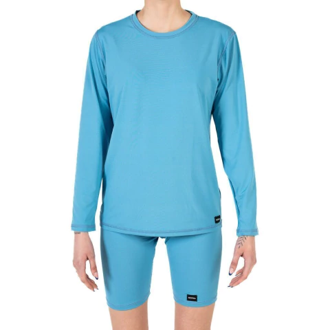 CAMISETA LARGA Y CALZA PROTECCIÓN SOLAR UV CELESTE AERO