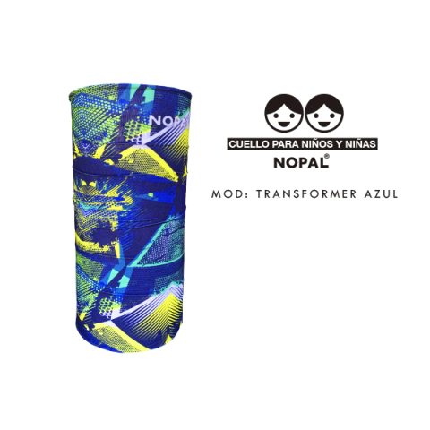 CUELLO MULTIUSO TRANSFORMER AZUL
