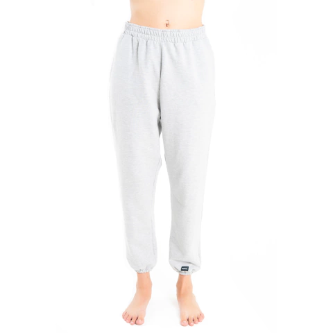 JOGGING ALGODÓN ELASTIZADO GRIS MELANGE