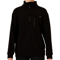 BUZO POLAR VENT SPANDEX CON MEDIO CIERRE UNISEX NEGRO