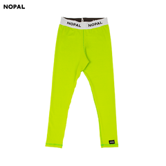 CALZA TÉRMICA PARA NIÑOS Y NIÑAS. MODELO VERDE LISO