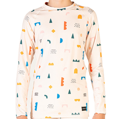 CONJUNTO TÉRMICO DE CAMISETA Y CALZA PARA NIÑOS Y NIÑAS. MODELO BLOQUES en internet