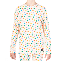 CONJUNTO TÉRMICO DE CAMISETA Y CALZA PARA NIÑOS Y NIÑAS. MODELO LUNARES en internet
