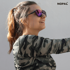 CAMISETA TERMICA MUJER MODELO CAMUFLADO - nopal