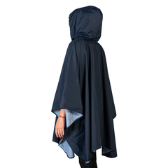 CAPA DE LLUVIA IMPERMEABLE AZUL - comprar online