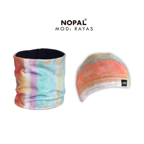 CUELLO Y GORRO MICROPOLAR RAYAS