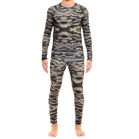 CONJUNTO TÉRMICO HOMBRE. MODELO CAMUFLADO