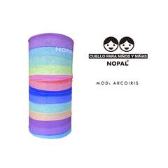 CUELLO MULTIUSO PARA NIÑOS Y NIÑAS MODELO ARCOIRIS