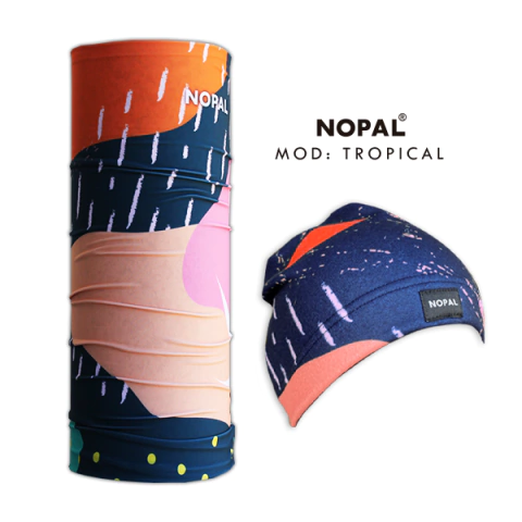 GORRO MICROPOLAR Y CUELLO MULTIUSO TROPICAL