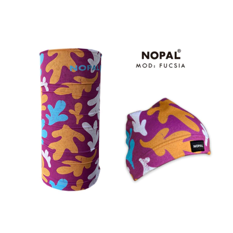 CUELLO MULTIUSO Y GORRO MICROPOLAR FUCSIA