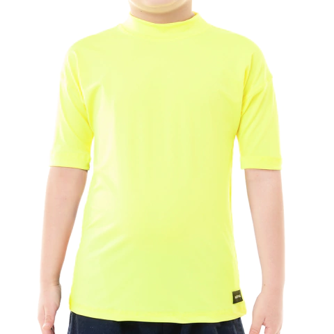 CAMISETA PROTECCIÓN SOLAR UV CORTA AMARILLO