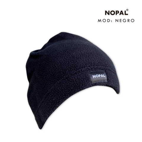 GORRO MICROPOLAR MODELO NEGRO