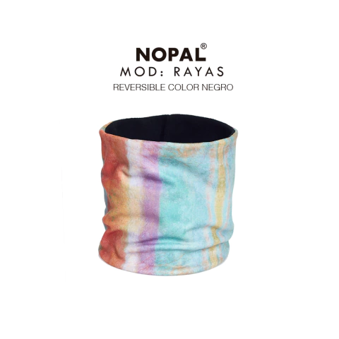 CUELLO MICROPOLAR REVERSIBLE RAYAS