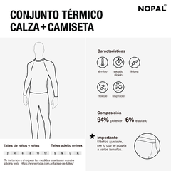 CONJUNTO TÉRMICO MUJER MODELO NEGRO - nopal